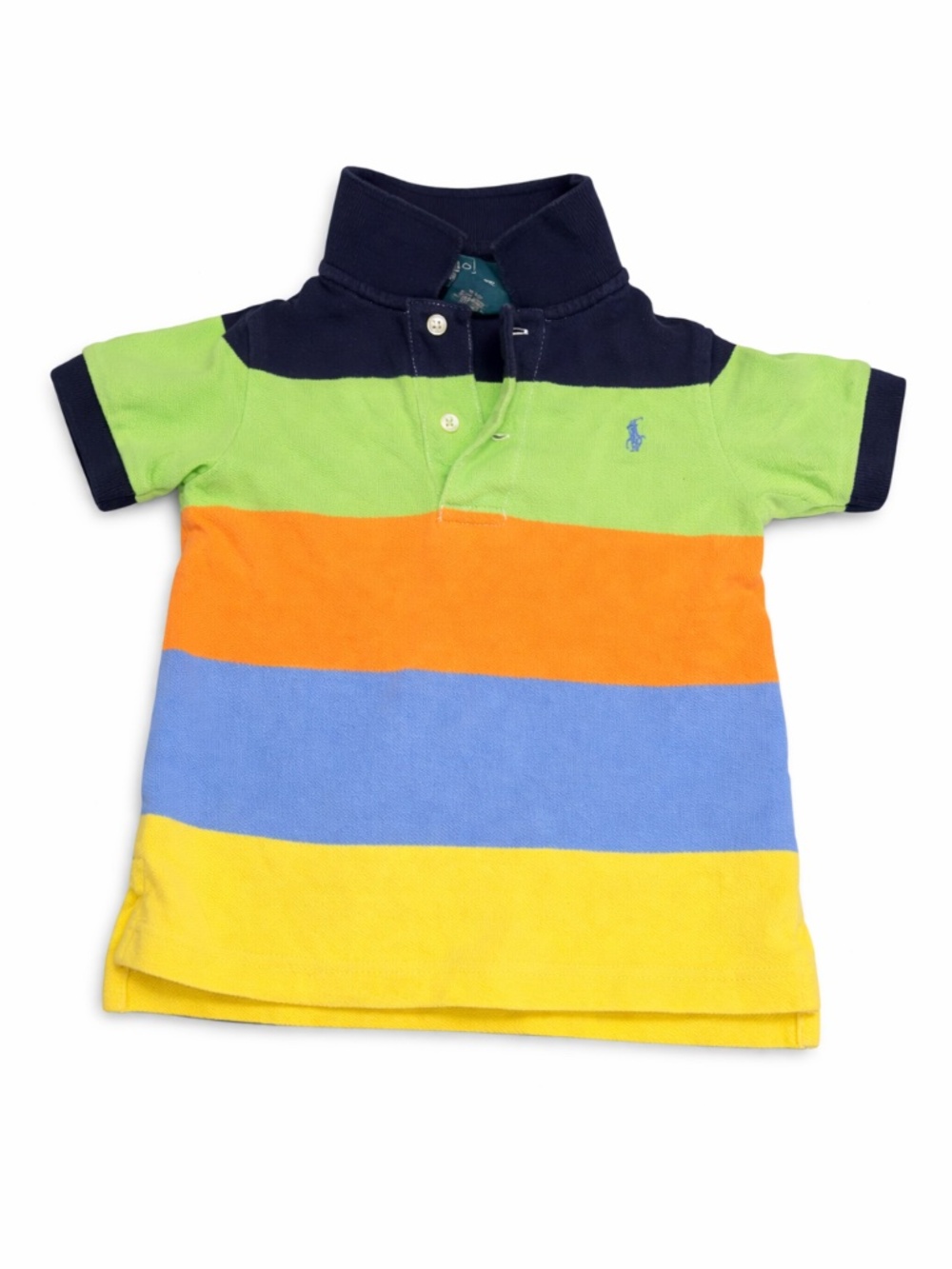 Polo Ralph Lauren Boys 18M Classic Multicolor Stripe Polo | Authentic